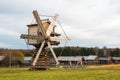 Old wooden windmill Royalty Free Stock Photo