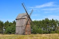 Old wooden windmill Royalty Free Stock Photo