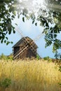 Old wooden windmill Royalty Free Stock Photo