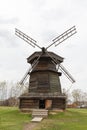 Old wooden windmill of the 18th century in Suzdal Royalty Free Stock Photo