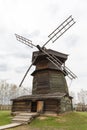 Old wooden windmill of the 18th century in Suzdal Royalty Free Stock Photo