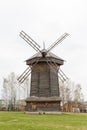 Old wooden windmill of the 18th century in Suzdal Royalty Free Stock Photo