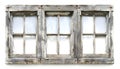 Old wooden window frame Royalty Free Stock Photo