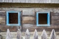 Old wooden windows