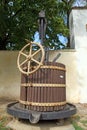 Old wooden wine press Royalty Free Stock Photo