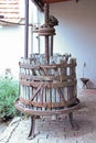 Old wooden wine press Royalty Free Stock Photo