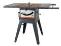 Old Woodworking Table Saw Isolated