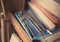 Old woodworking tools Royalty Free Stock Photo