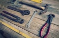 Old work tools Royalty Free Stock Photo