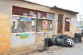 Old workshop car in Malia.