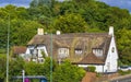 Old-world building a thatched pub Maidstone Kent UK Royalty Free Stock Photo