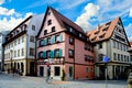 Old world German architectural style in Bamberg, German