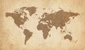 Old world map Royalty Free Stock Photo