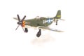 Old WWII model plane isolated on the white background Royalty Free Stock Photo