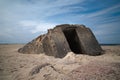 Old World War Two bunker Royalty Free Stock Photo