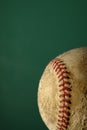 Old Worn Baseball Leather Texture for Sport Royalty Free Stock Photo