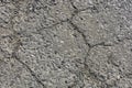 Old worn and cracked asphalt Royalty Free Stock Photo