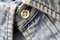 Old worn denim shirt Royalty Free Stock Photo