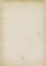 Old worn lined paper texture background Royalty Free Stock Photo