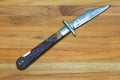 Old and Worn Lock Blade Knife