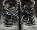 Old worn out shoes Royalty Free Stock Photo