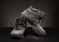 Old worn out shoes Royalty Free Stock Photo