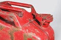 Old Worn Red Jerrycan