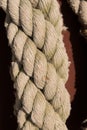 Old worn rope background