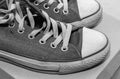 Old worn sneakers Royalty Free Stock Photo