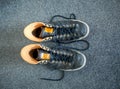 Old worn sneakers Royalty Free Stock Photo