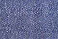 Old woven blue woolen fabric Royalty Free Stock Photo