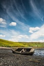 Old wreck boat Royalty Free Stock Photo