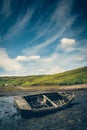 Old wreck boat Royalty Free Stock Photo