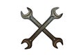 Old wrenches Royalty Free Stock Photo