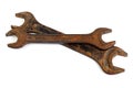 Old wrenches Royalty Free Stock Photo