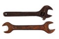 Old wrenches Royalty Free Stock Photo