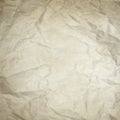 Old wrinkled paper texture Royalty Free Stock Photo