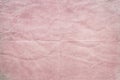 Old wrinkled pink paper texture Royalty Free Stock Photo