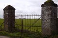 Old gateway to the Berghof farm in Wijlre, Limburg, the Netherlands