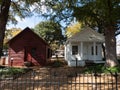 Old Wyatt Office and The Calaboose in Waxahachie, Texas