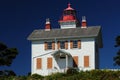 Old Yaquina Bay Lighthouse Newport Oregon USA Royalty Free Stock Photo