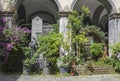 Old yard in Naples, Italy Royalty Free Stock Photo