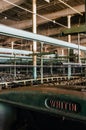 Old Yarn Spools and Industrial Equipment - Abandoned Textile Mill