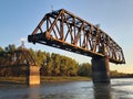 Old yazoo rail Bridge Royalty Free Stock Photo