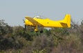 Old yellow airplane Royalty Free Stock Photo