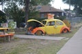 Old Yellow Beetle Of Love At Seligman