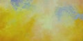 Old yellow blue splashed and cracked background with old grunge texture Royalty Free Stock Photo