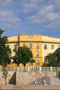 Old yellow building Eger Royalty Free Stock Photo