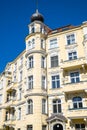 Old yellow building seen in Berlin Royalty Free Stock Photo