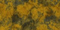 Old yellow rusty green stone background, ancient banner with grungy rock structure Royalty Free Stock Photo